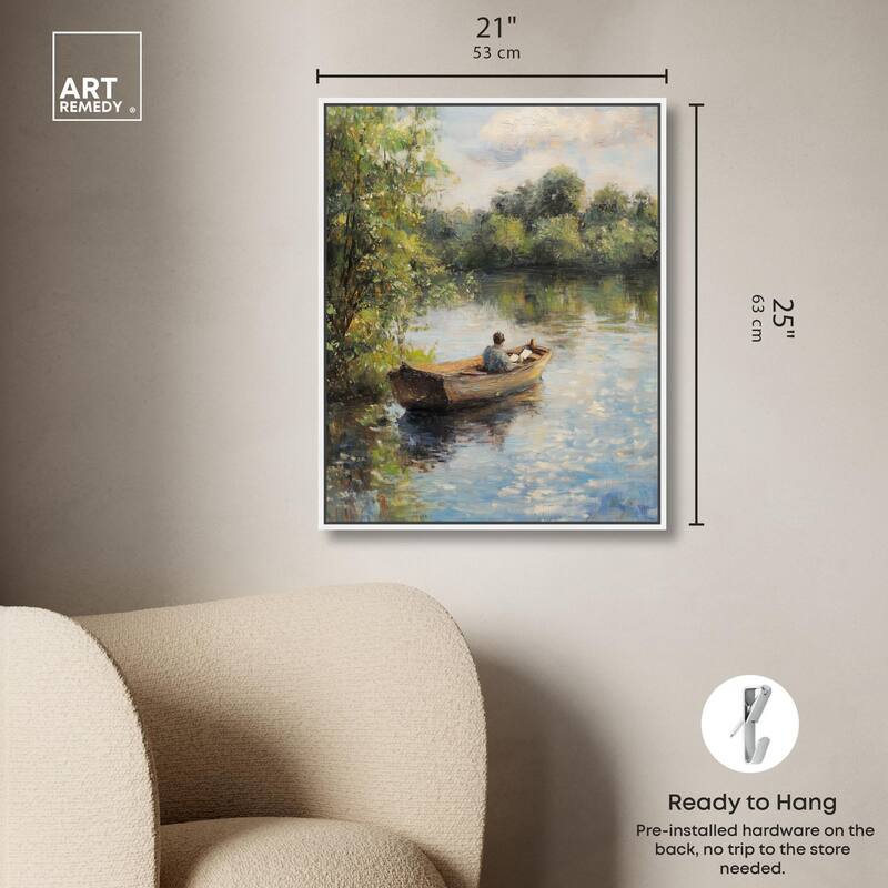 Lost in Thought Canvas by Art Remedy