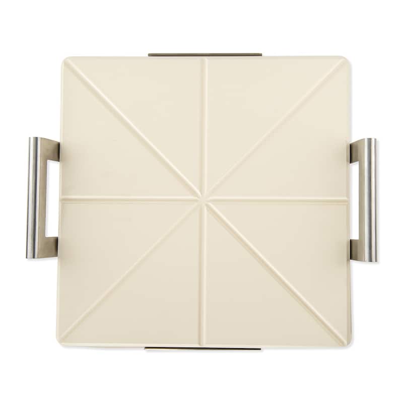 Nordic Ware Deluxe Pizza Stone with Rack - Biege