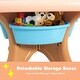 preview thumbnail 13 of 20, Kid-Friendly Activity Table & Chair Set with Built-in Storage for Creative Play