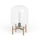 preview thumbnail 10 of 52, Carson Carrington Sagen Glass and Brass Table Lamp