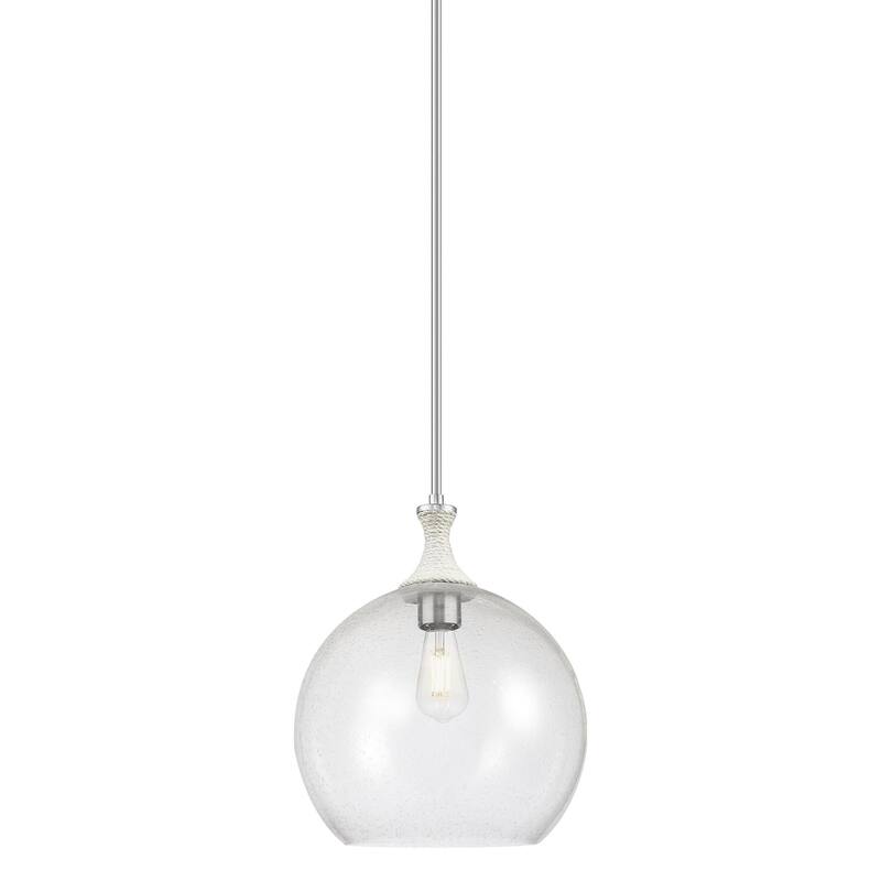 Innovations Lighting 415-1SR-18-14 Astor Pendant Astor 14" Wide - Satin Nickel / Seedy
