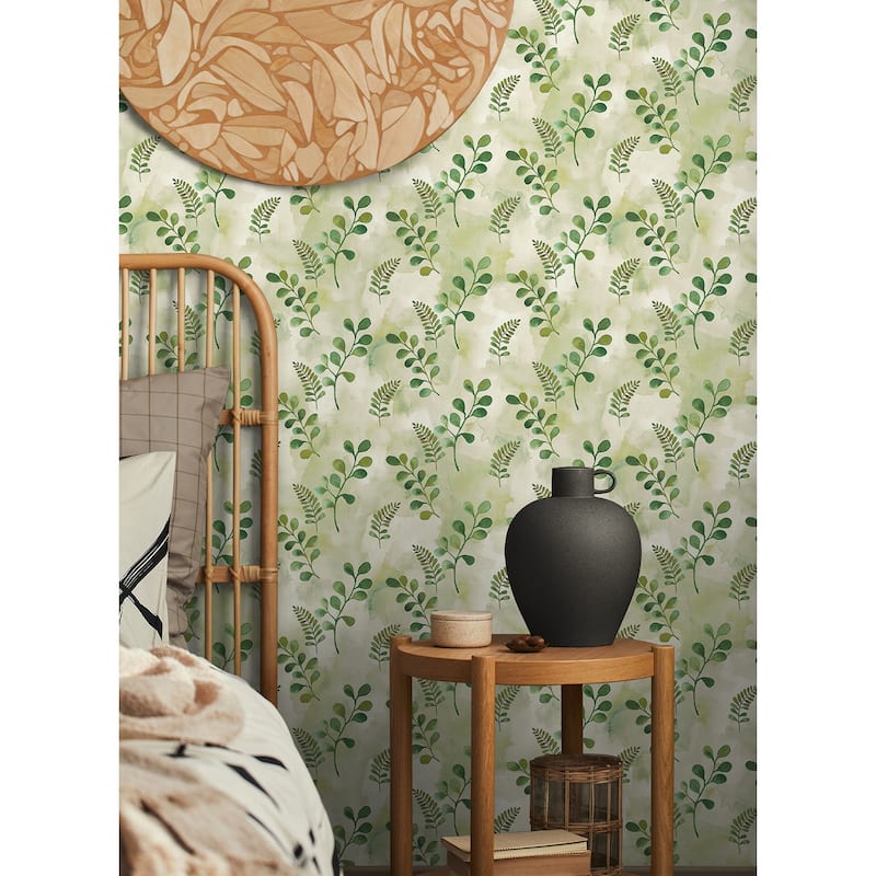 NextWall Woodland Walk Peel and Stick Wallpaper
