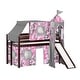 preview thumbnail 20 of 117, JACKPOT Prince & Princess Low Loft Twin Bed, Ladder Slide Tent & Tower