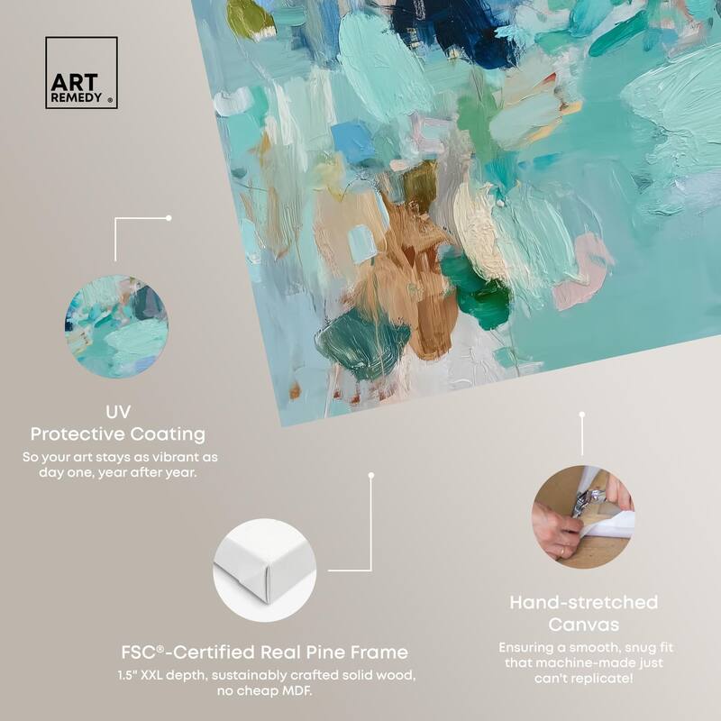 Layers of Feeling II Canvas by Art Remedy, Gallery Wrapped