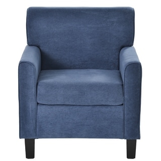 Modern Accent armchair living room chair with solid wood legs - Bed ...