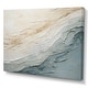 preview thumbnail 2 of 5, Designart "Minimalism Beige And Grey Wave Horizon I" Coastal Minimalism Wall Art