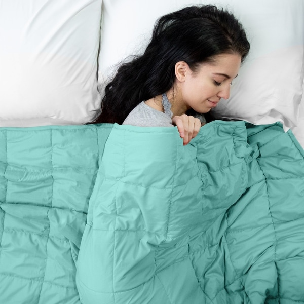 Superior Quilted Microfiber Weighted Throw Blanket Bed Bath Beyond 34332389