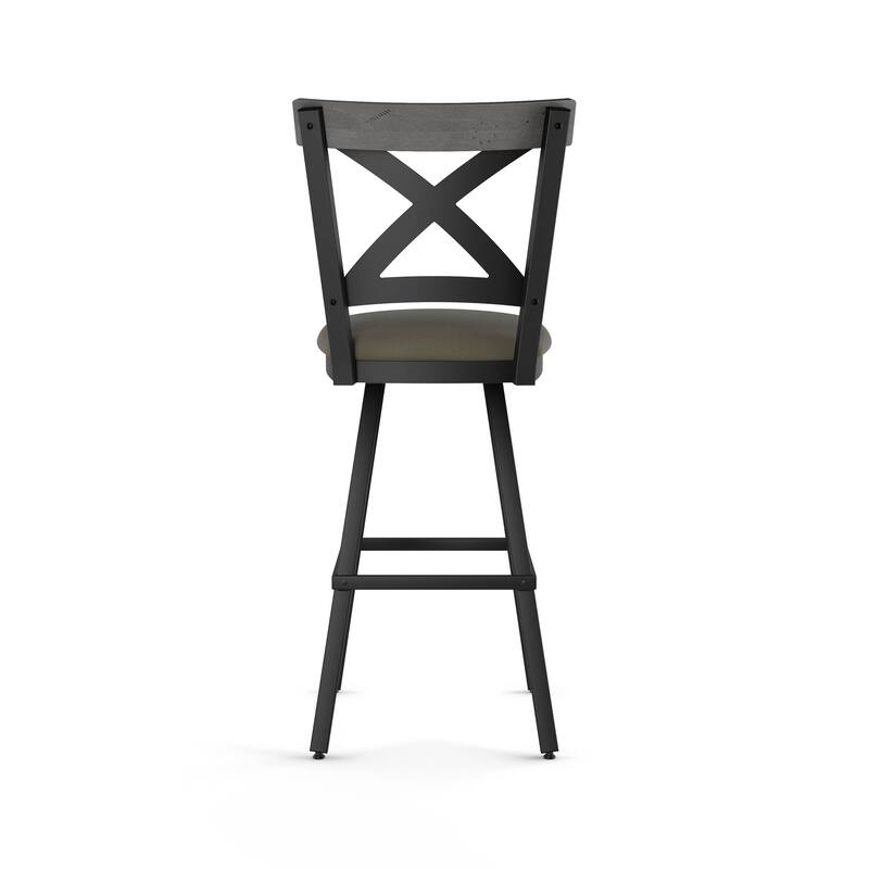 Amisco Snyder Swivel Counter and Bar Stool