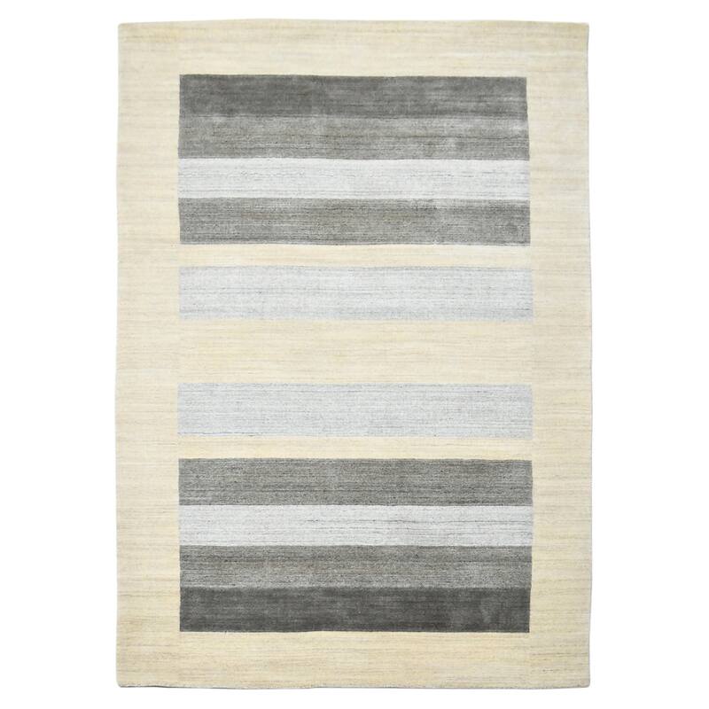 HomeRoots Striped Transitional Rectangle Area Rug