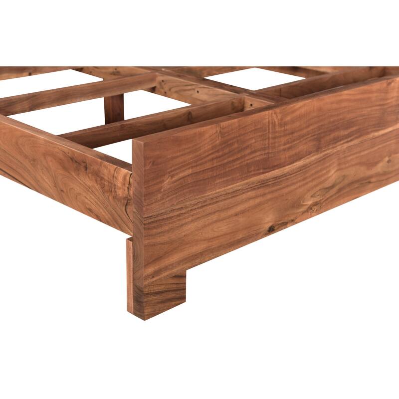 Sienna Live Edge Wood Panel Bed