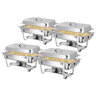 Commercial Electric Heating Chafing Dish New Design Stainless Steel Buffet Set Cheap Food Warmers Servers For Party Catering - Chafing Dish And Food Warmer Price