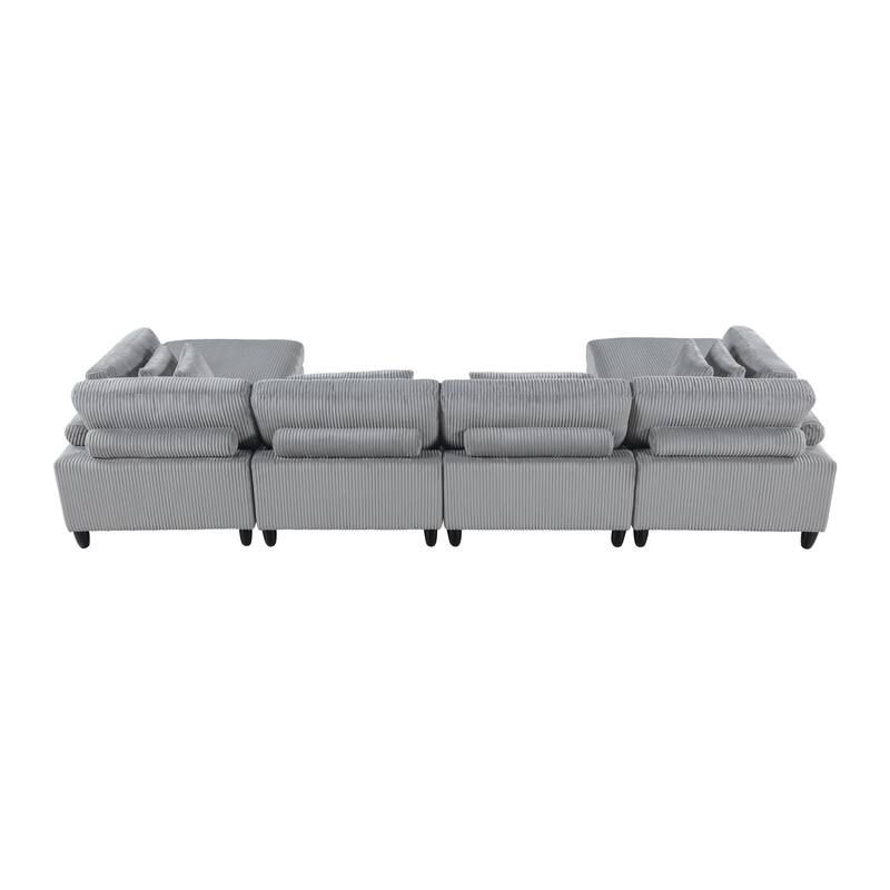 Jonas 6-Piece Modular Sectional Sofa with Ottoman