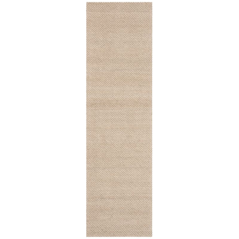 SAFAVIEH Handmade Natura Gerrita Wool Area Rug - 2'3" x 8' Runner - Beige