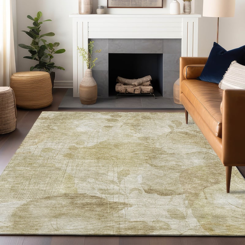Premium Washable Super Soft Modern Floral Mayfield Rug