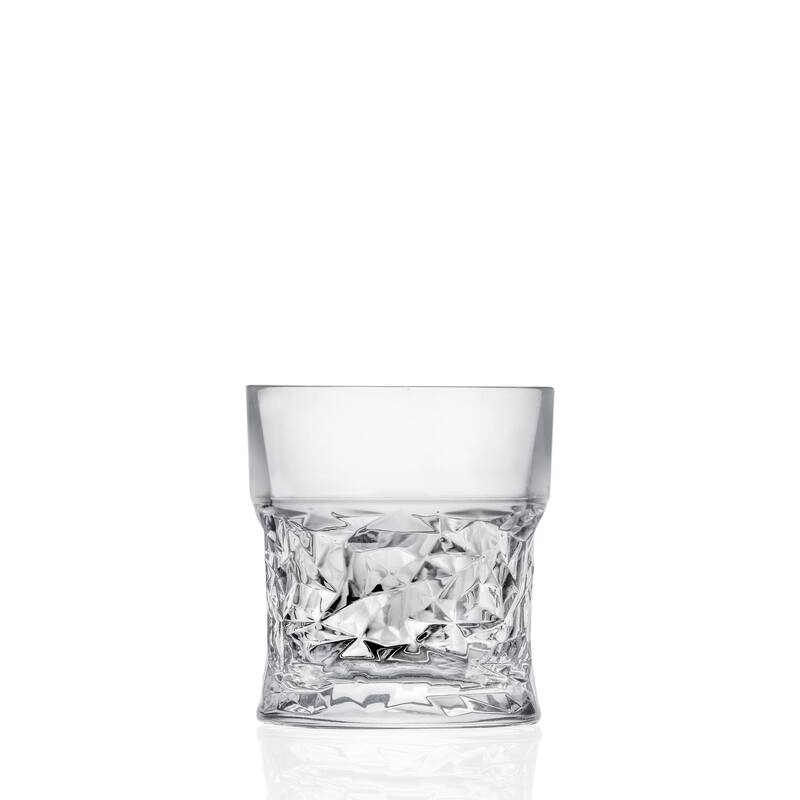 Tumbler Glass - Double Old Fashioned - Set of 6 Glasses - 11 oz. - Made in Europe - By Majestic Gifts Inc.