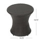 preview thumbnail 3 of 23, Christopher Knight Home 3-Piece Outdoor Wicker Chat Set with Cushions - N/A