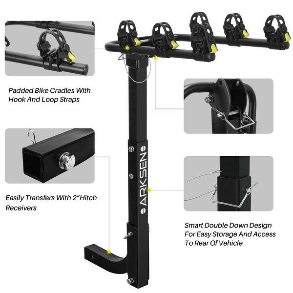 receiver hitch bicycle carrier