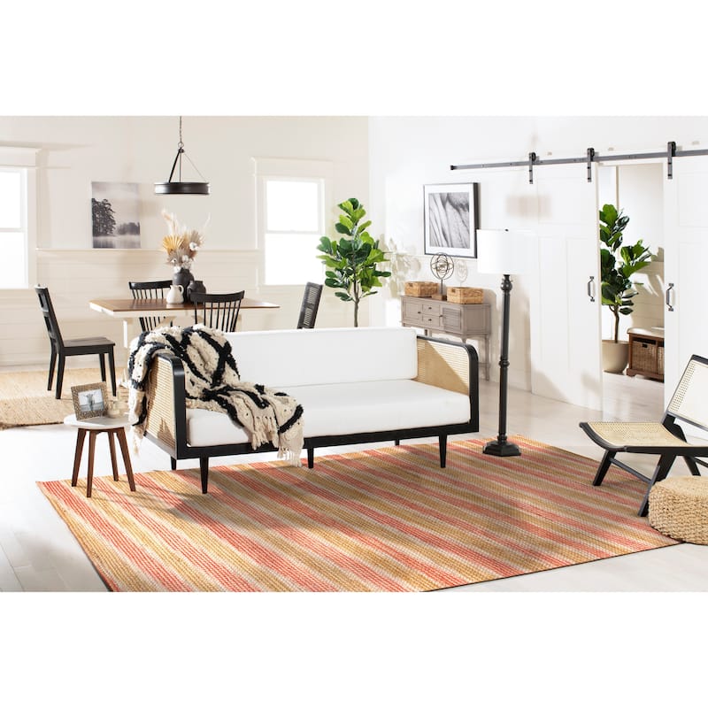 SAFAVIEH Handmade Marbella Bohumira Jute & Wool Rug