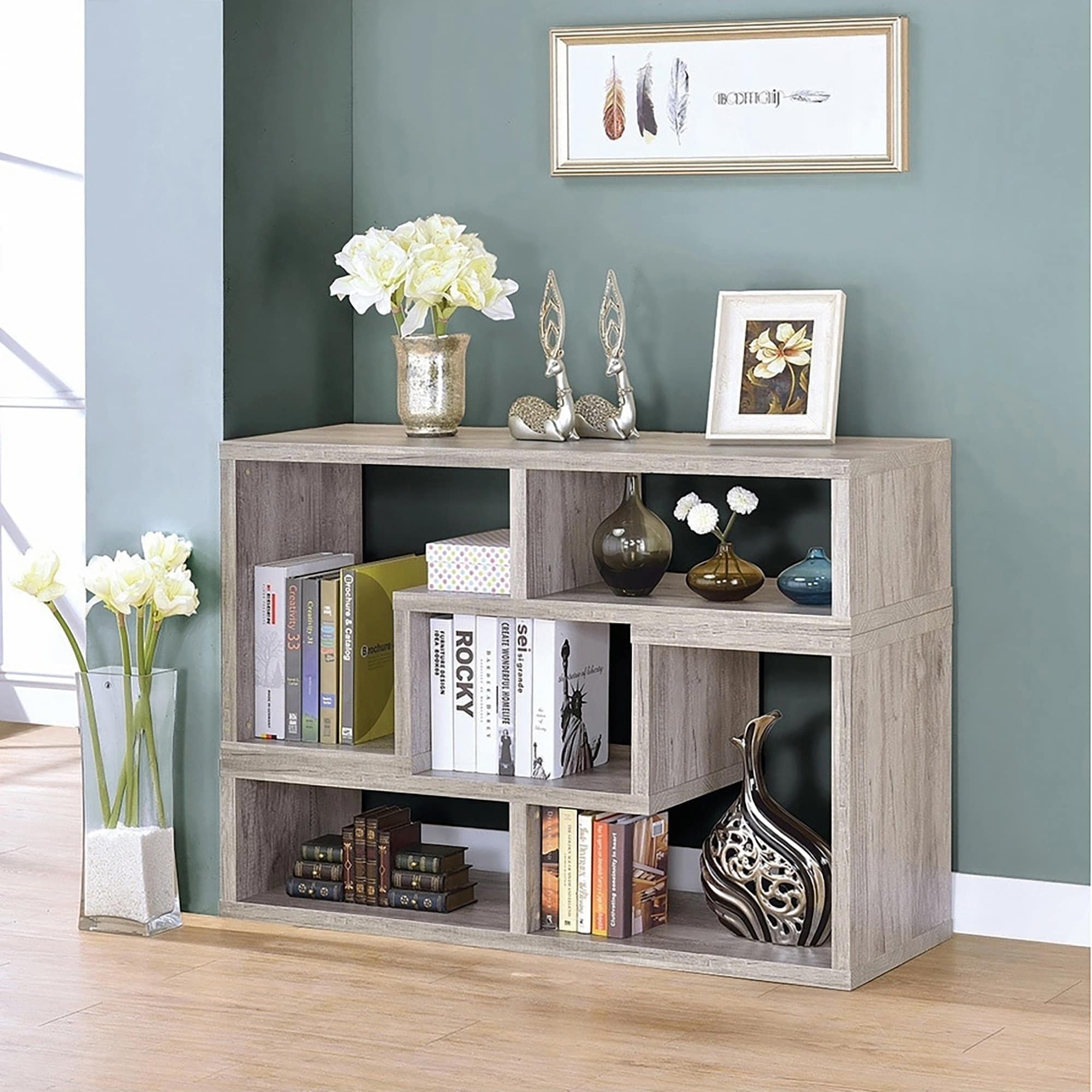 Armentieres 2-piece L-shaped Bookcase Set - Overstock - 33991150