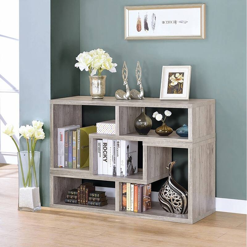 Armentieres 2-piece L-shaped Bookcase Set