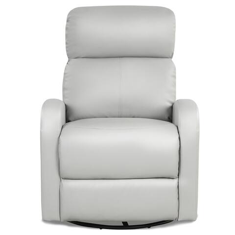 Costway Recliner Chair Swivel Rocker Manual Single Sofa Lounger - 34.5'' x 28'' x 39.5''