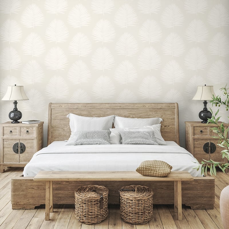The Simple Life Island Palm Unpasted Wallpaper