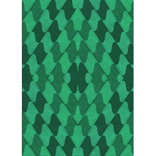 Ahgly Company Machine Washable Transitional Spring Green Area Rugs ...