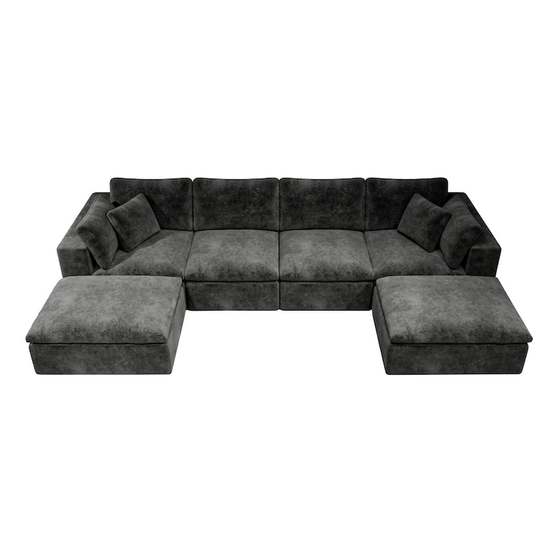 Modular Sectional Sofa Seat,Upholstered Compressed Couch