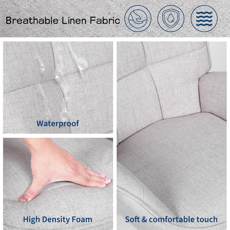 Modern Upholstered Kitchen Dining Room Accent Chairs for Kitchen, Dining Room