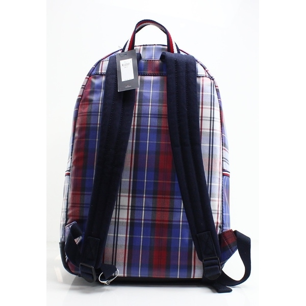 tommy hilfiger plaid backpack