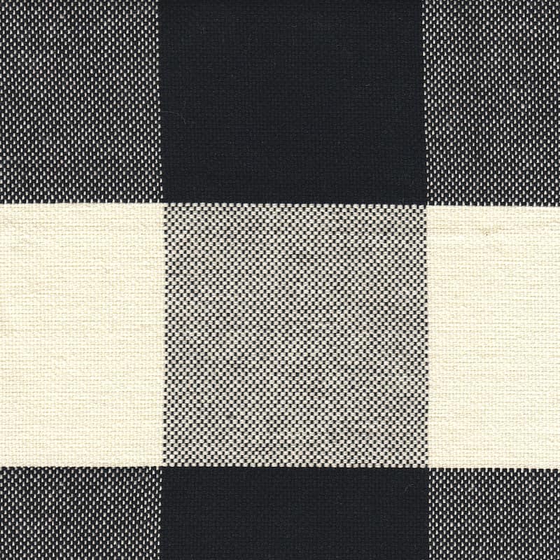 Porch & Den Minna Black/ Cream Plaid-upholstered Parsons Counter Chair - 24 inches