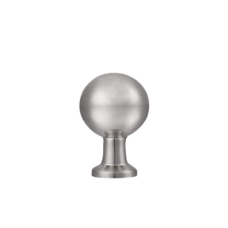 Utopia Alley Lyon Cabinet Ring Pull Knob - Decorative Cabinet Drop Pull Knobs for Cabinets and Drawers, Pull Knobs 0.87" - 10 pack - Brushed Nickel