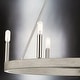 preview thumbnail 4 of 3, Luxury Modern Chandelier, 28.25H x 30W, with Minimalist Style, Brushed Nickel, UHP4564 by Urban Ambiance