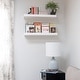 preview thumbnail 6 of 8, Wallniture Philly 23 3/4" White Wall Shelf Kids Room Decor, Floating Bookshelf