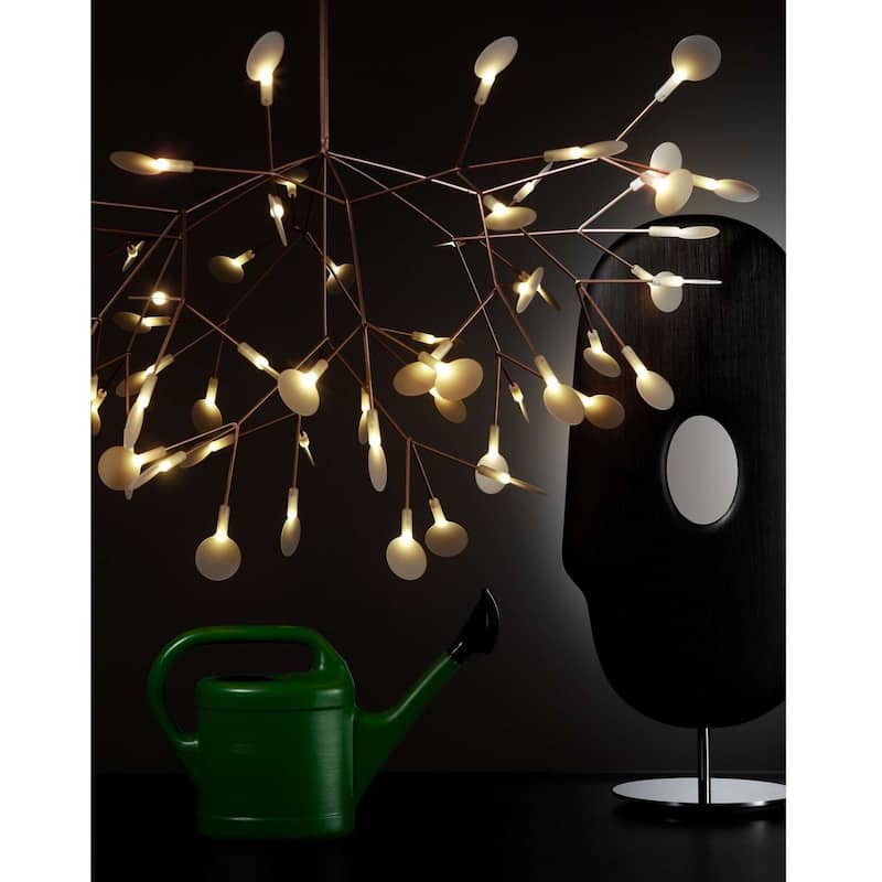 Luxury Acrylic Light Fixture Moden Rosegold LED Sputnik Firefly Chandelier for Living Room, Bedroom,Hotel, Villa