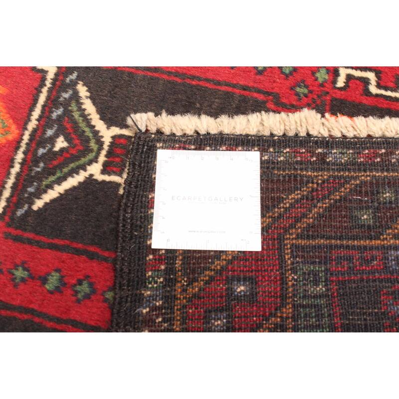 ECARPETGALLERY Hand-knotted Teimani Black Wool Rug - 2'9 x 4'8