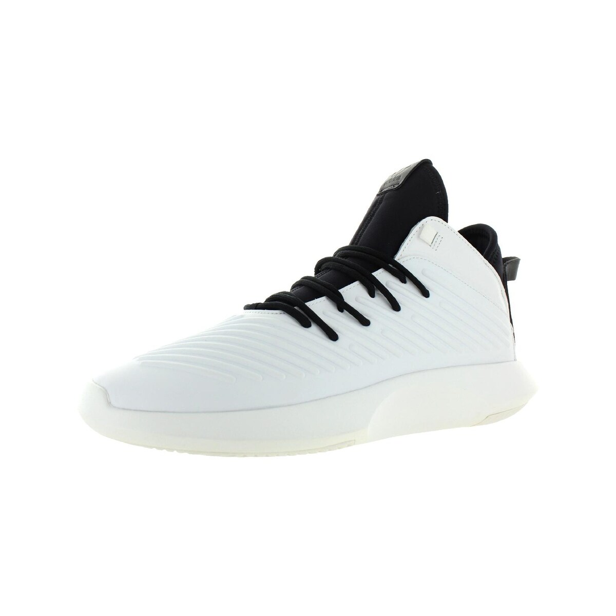 Shop Adidas Mens Crazy 1 Advance Basketball Shoes Leather Mid Top