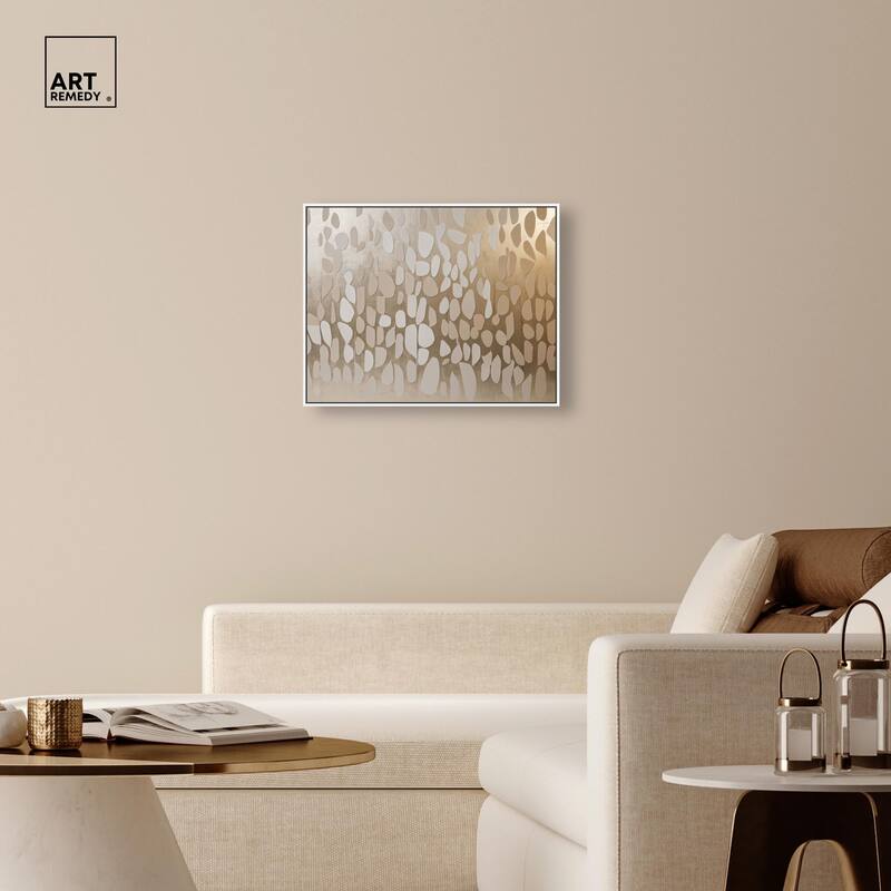 Glimmering Cascade Canvas by Art Remedy