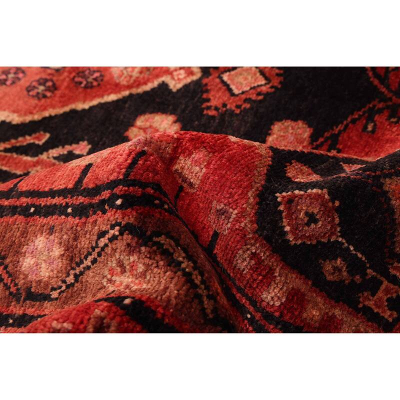 ECARPETGALLERY Hand-knotted Andelz Red Wool Rug - 5'1 x 8'6