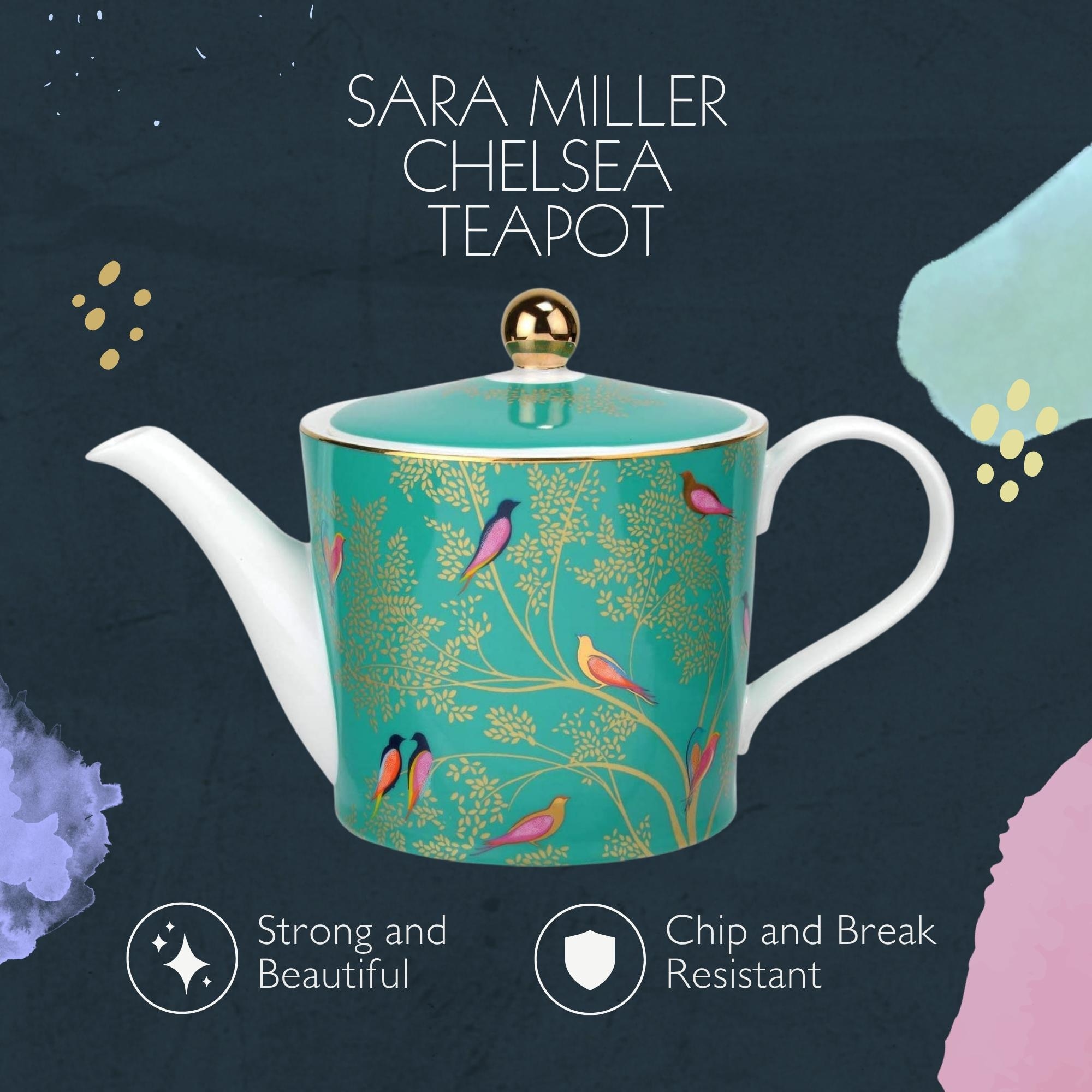 Portmeirion Sara Miller London Chelsea Collection 2 Pint Teapot