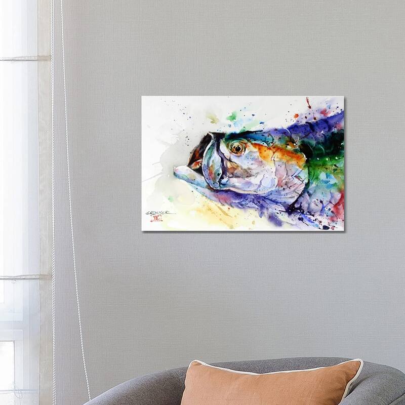 iCanvas "Fish" by Dean Crouser Canvas Print - 18x26x1.5