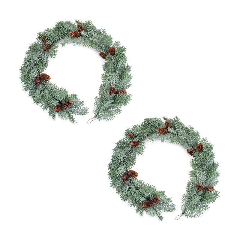 Pine Garland (Set of 2) - 61 x 8 x 4.5
