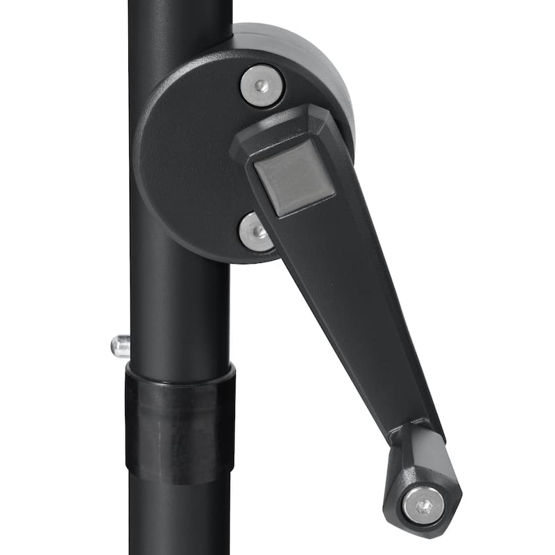 Pellebant 10 X 6.5 FT Patio Market Umbrella with Base