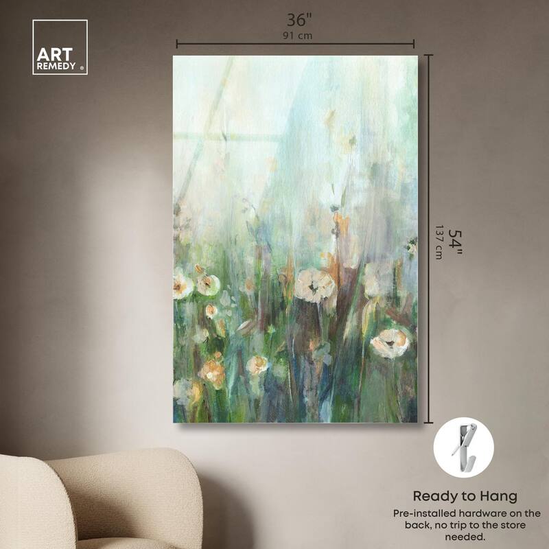 Harmony Green II Acrylic by Art Remedy, Ready to Hang