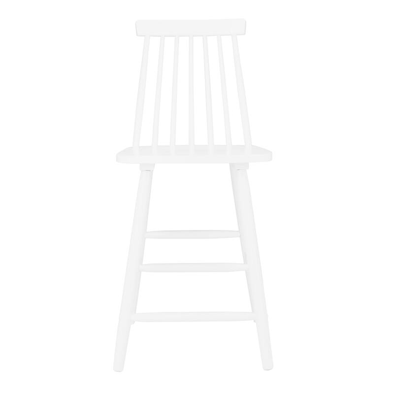 SAFAVIEH Zillah 24-inch Spindle Farmhouse Counter Stool (Set of 2) - 17.7" x 20.5" x 39.1" - 18"W x 21"D x 39"H