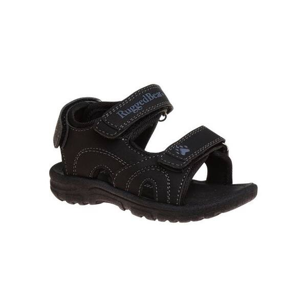 slide 2 of 10, Rugged Bear Boys Open toe Sport Sandals Black - 5T