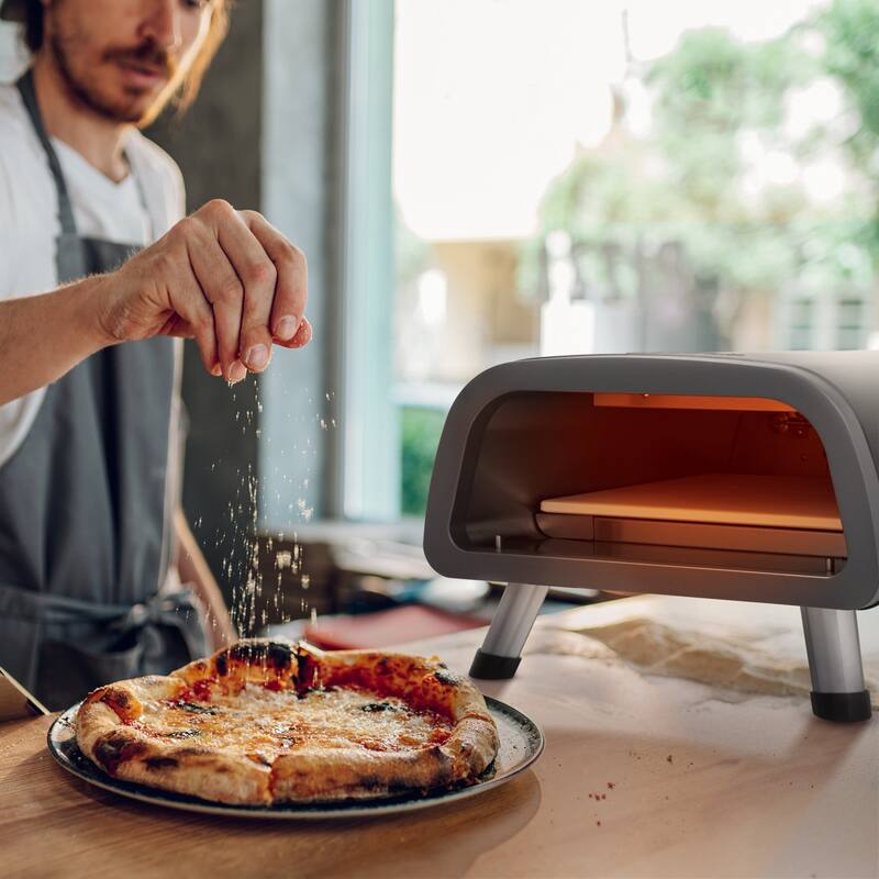 Newair 12" Portable Electric Indoor and Outdoor Pizza Oven with Accessory Kit, Outdoor Use and Durable Construction Quality
