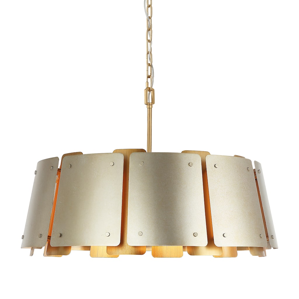 Varaluz Peep Show Pendant Light - Sunwashed Silver/Brushed Sienna