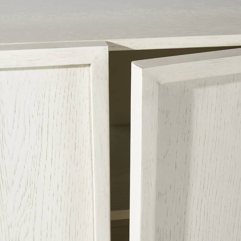 SAFAVIEH Couture Zeus 4 Door Wood Media Stand - 58"W x 18"D x 24"H
