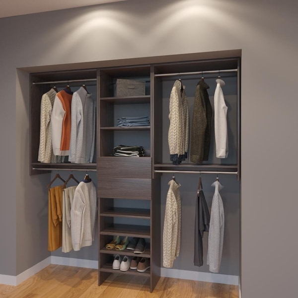 Shop Modular Closets 7 FT Closet Organizer System - 84